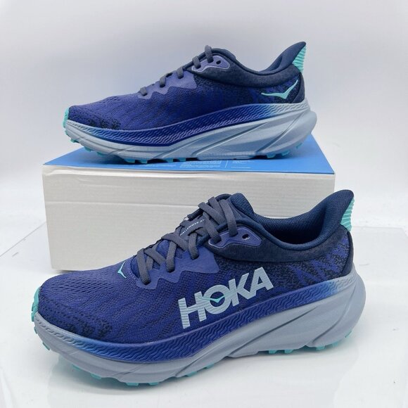 Hoka One One Challenger 7 GTX Running Shoe Bellwether Blue Stone Womens US 8 - Picture 2 of 13